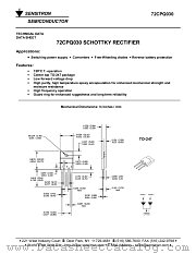 72CPQ030 datasheet pdf Semicoa Semiconductor