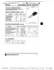 KSC1730 datasheet pdf Samsung Electronic