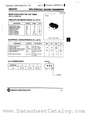 KSC2757 datasheet pdf Samsung Electronic