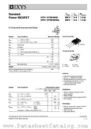 IXTM6N90A datasheet pdf IXYS Corporation