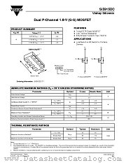 SI5915DC-T1 datasheet pdf Vishay