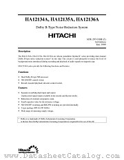 12136AF datasheet pdf Hitachi Semiconductor