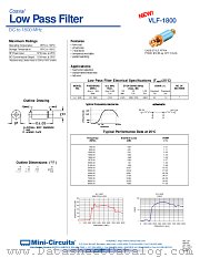 VLF-1800 datasheet pdf Mini-Circuits