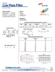 VLF-80 datasheet pdf Mini-Circuits