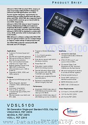 VDSL5100 datasheet pdf Infineon