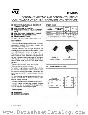 TSM105D datasheet pdf ST Microelectronics