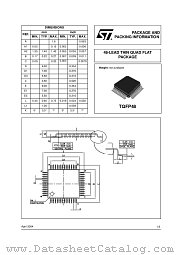 TQFP48 datasheet pdf ST Microelectronics