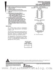 SN54AHC05 datasheet pdf Texas Instruments