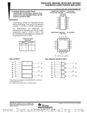 SN54ALS02AFK datasheet pdf Texas Instruments