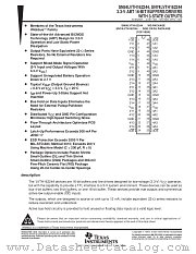 SN54LVTH162244WD datasheet pdf Texas Instruments
