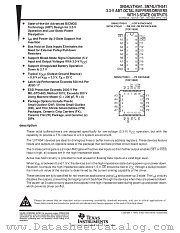 SN54LVTH541W datasheet pdf Texas Instruments