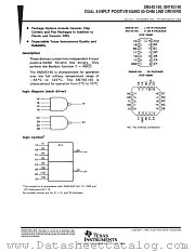 SN54S140W datasheet pdf Texas Instruments