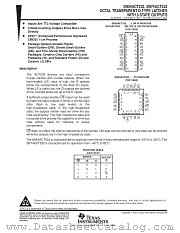 SN74ACT533DB datasheet pdf Texas Instruments