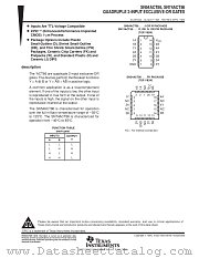 SN54ACT86J datasheet pdf Texas Instruments
