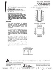 SN54AHC240W datasheet pdf Texas Instruments