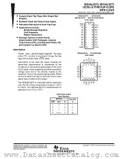 SN54ALS273FK datasheet pdf Texas Instruments
