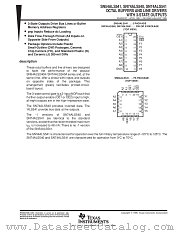 SN54ALS541FK datasheet pdf Texas Instruments