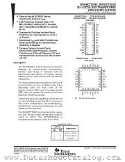 SN54BCT25245W datasheet pdf Texas Instruments