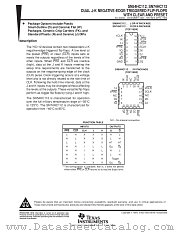 SN54HC112FK datasheet pdf Texas Instruments