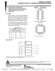 SN54HC157FK datasheet pdf Texas Instruments