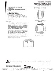 SN54HC7032W datasheet pdf Texas Instruments