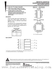 SN54HCT125 datasheet pdf Texas Instruments