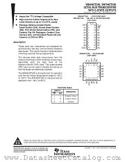 SN74HCT245DB datasheet pdf Texas Instruments