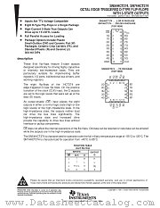 SN54HCT374FK datasheet pdf Texas Instruments