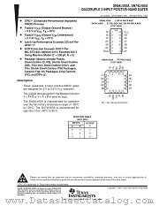SN54LV00AW datasheet pdf Texas Instruments