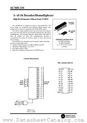 SL74HC154N datasheet pdf System Logic Semiconductor