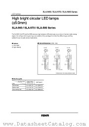 SLA-570 datasheet pdf ROHM