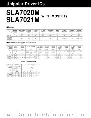 SLA7020 datasheet pdf Sanken