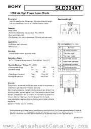SLD304XT-25 datasheet pdf SONY