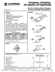 RF1S60P03 datasheet pdf Fairchild Semiconductor
