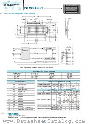PC2004-C-PI datasheet pdf Powertip Technology