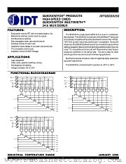 IDTQS33X253 datasheet pdf IDT