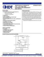 IDTQS3VH16212PAG datasheet pdf IDT