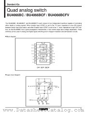 BU4066BCFV datasheet pdf ROHM