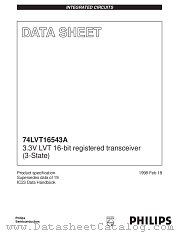 VT16543ADL datasheet pdf Philips