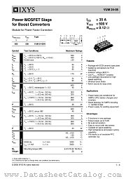 VUM24-05 datasheet pdf IXYS Corporation