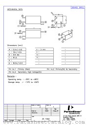 ZS1052 datasheet pdf PerkinElmer Optoelectronics