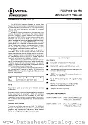 PDSP16510AMA datasheet pdf Mitel Semiconductor
