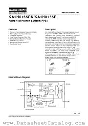 KA1H0165R-TU datasheet pdf Fairchild Semiconductor