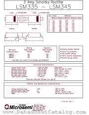 LSM345 datasheet pdf Microsemi