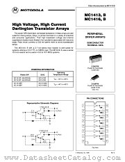 MC1416BP datasheet pdf ON Semiconductor