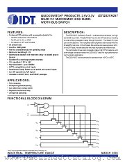IDT3VH257Q datasheet pdf IDT