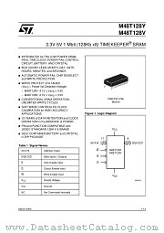 M48TV-85PM1 datasheet pdf ST Microelectronics