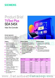 SDA545X datasheet pdf Siemens