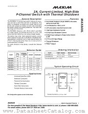 MAX869 datasheet pdf MAXIM - Dallas Semiconductor