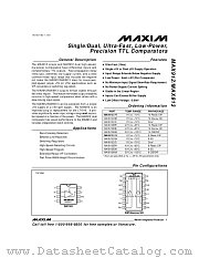 MAX913CSA datasheet pdf MAXIM - Dallas Semiconductor
